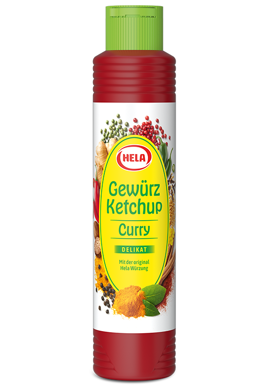 Curry Gewürz Ketchup delikat 500 ml | Unser Bester | Hela